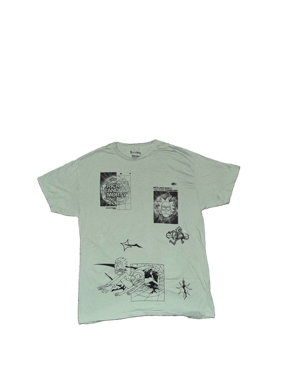 Rick and Morty Adult Swim Graphic T-Shirt Large